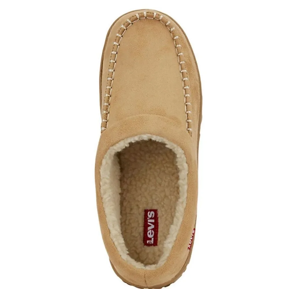 Levi's® Harbin Men's MEDIUM SIZE 8/9 Slippers - WHEAT COLOR
